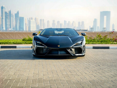 Rent Lamborghini Revuelto Black in Dubai