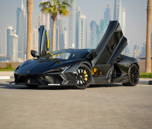 Rent Lamborghini Revuelto Black in Dubai