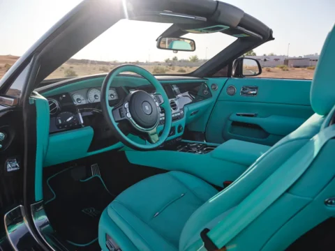 Rent Rolls Royce Dawn Black in Dubai