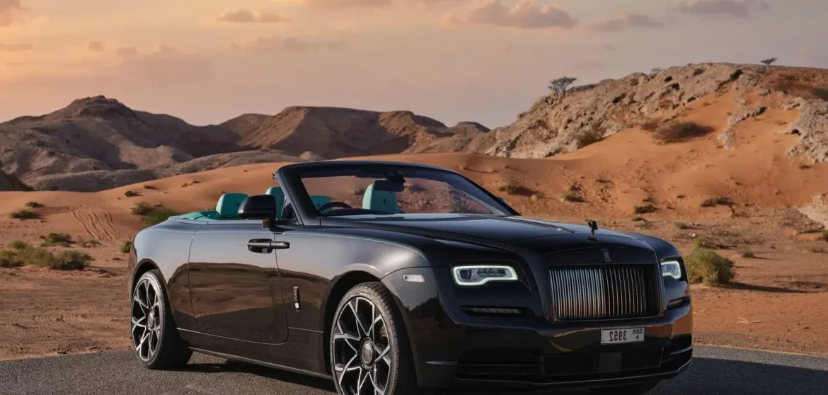 Rent Rolls Royce Dawn Black in Dubai