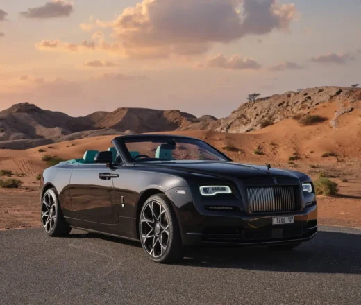 Rent Rolls Royce Dawn Black in Dubai