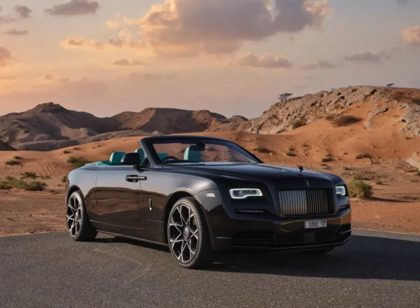 Rent Rolls Royce Dawn Black in Dubai