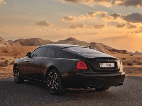 Rent Rolls Royce Wraith Black Badge in Dubai