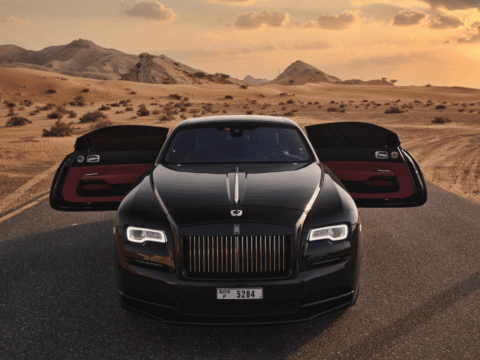 Rent Rolls Royce Wraith Black Badge in Dubai