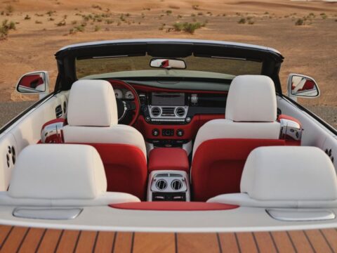 Rent Rolls Royce Dawn White in Dubai