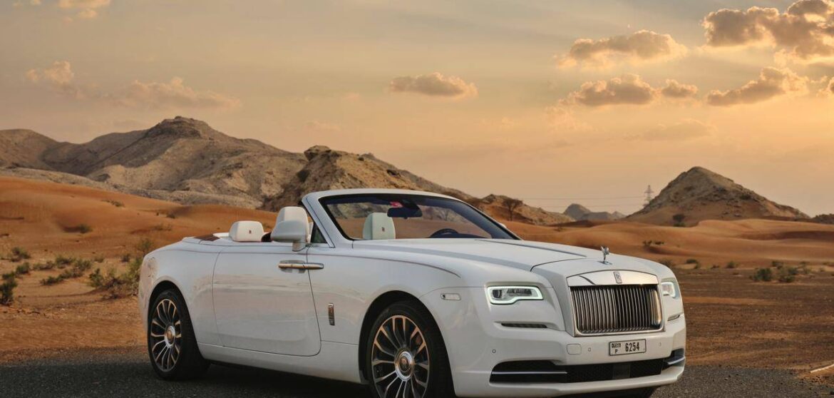 Rent Rolls Royce Dawn White in Dubai