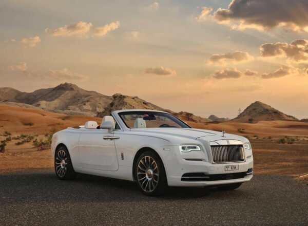 Rent Rolls Royce Dawn White in Dubai