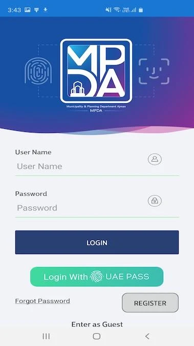 Ajman Municipality App (MPDA)