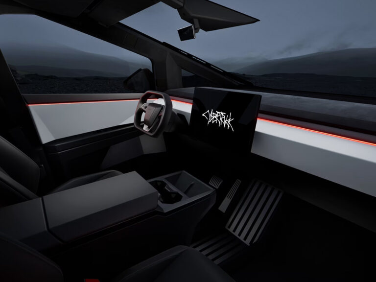 Tesla Cybertruck interior
