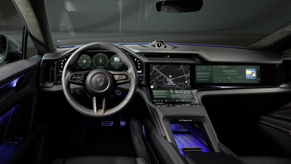Porsche Electric Cayenne interior
