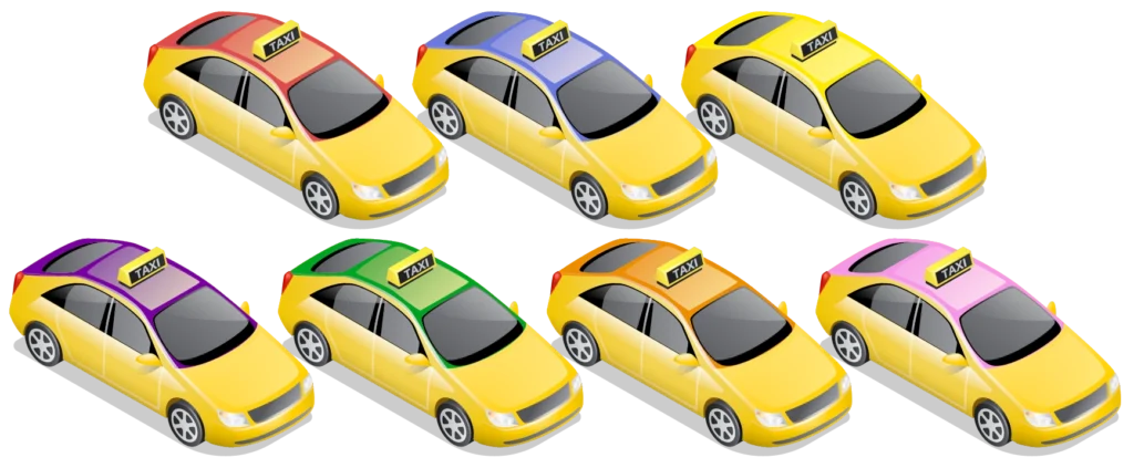 Dubai Taxi Roof Colours Really Mean