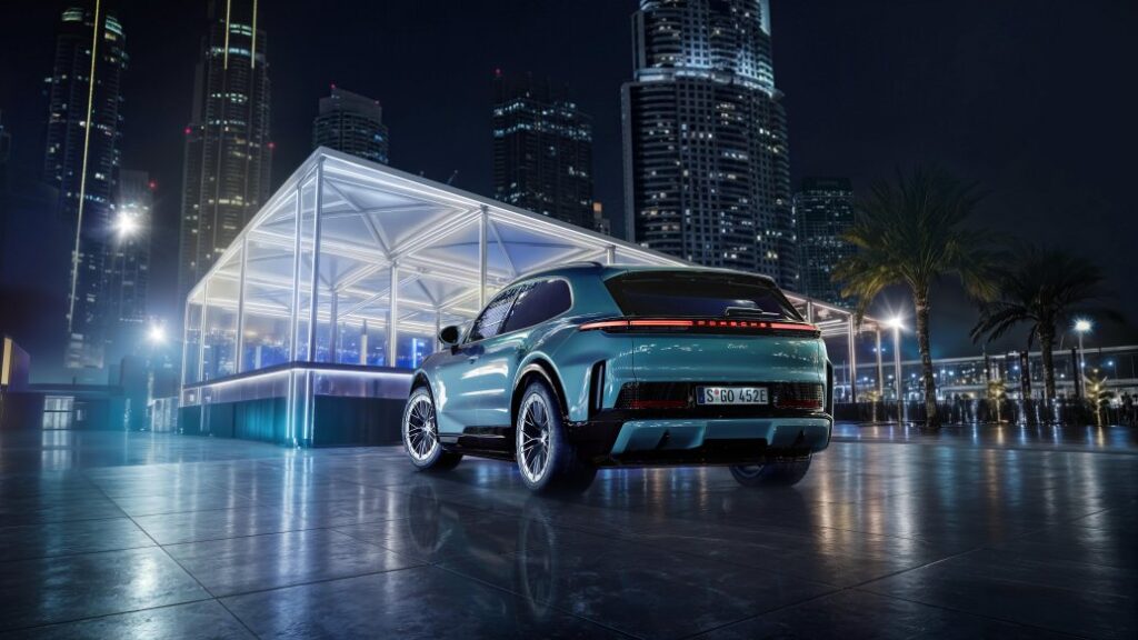 2026 Porsche Cayenne Electric Debuts in Dubai