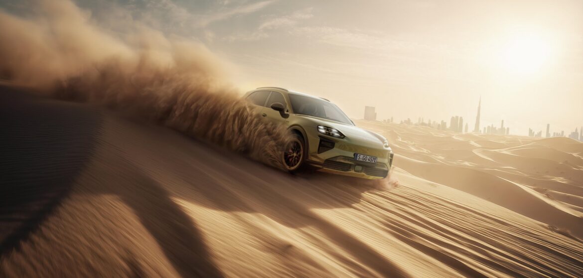 2026 Porsche Cayenne Electric Debuts in Dubai
