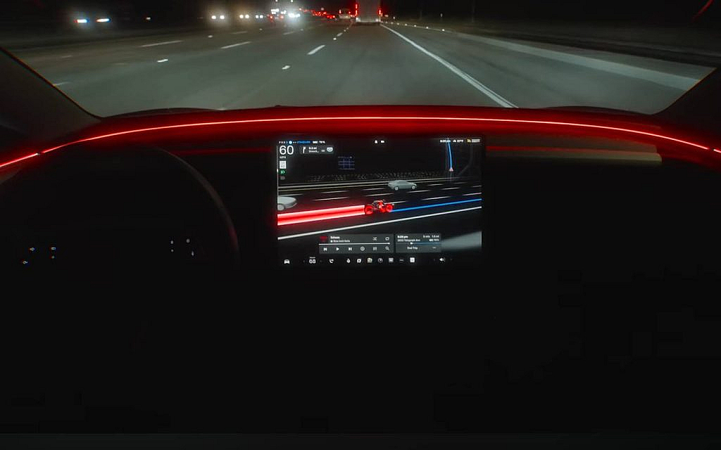 Tron Mode in Tesla