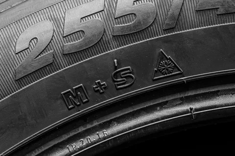 Tyre M+S and 3PMSF Symbols